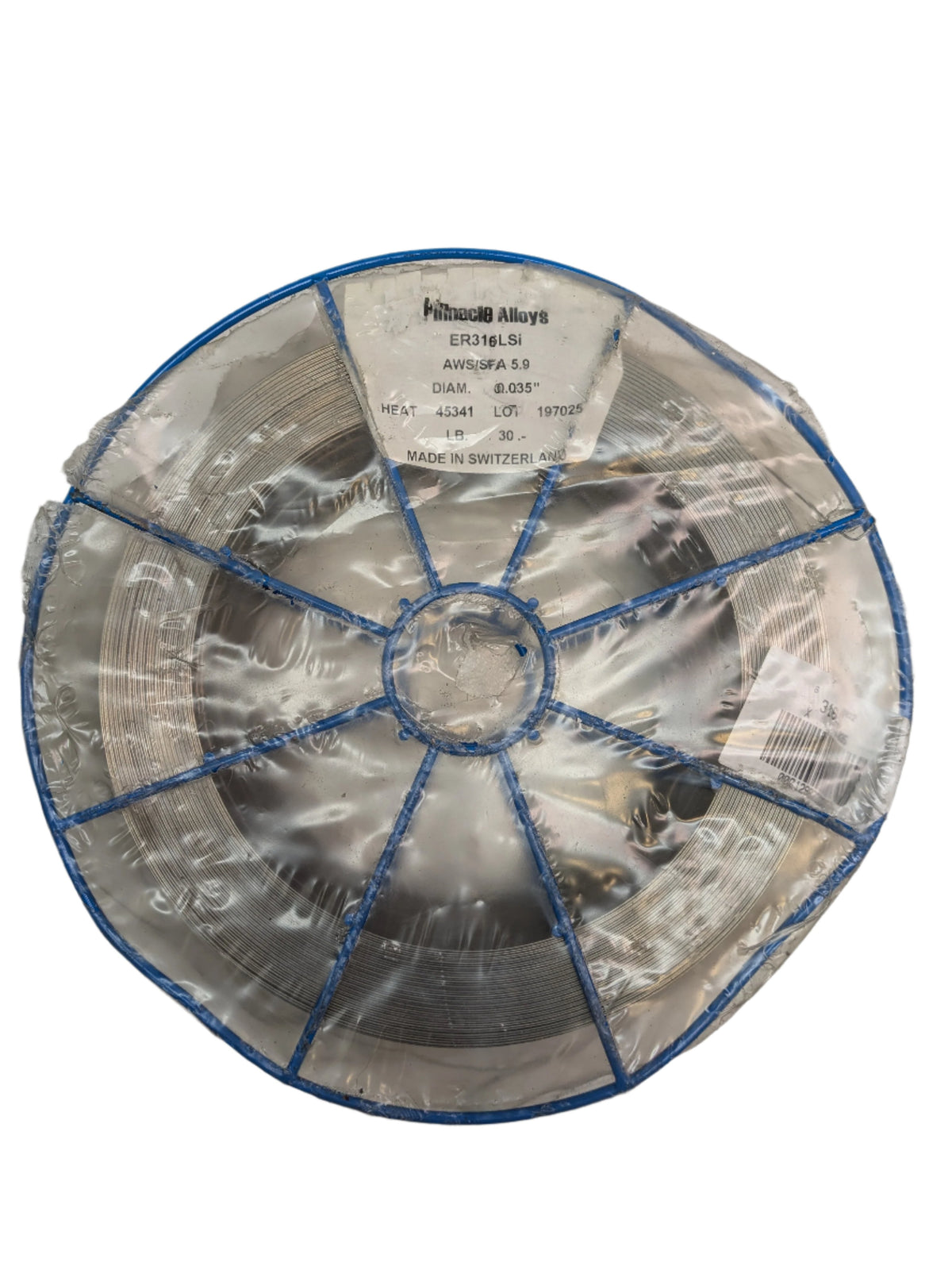 PINNACLE ALLOYS ER316LSI SOLID STAINLESS STEEL 0.035" 45341HEAT 30LB