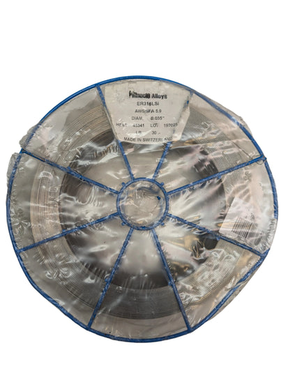 PINNACLE ALLOYS ER316LSI SOLID STAINLESS STEEL 0.035" 45341HEAT 30LB