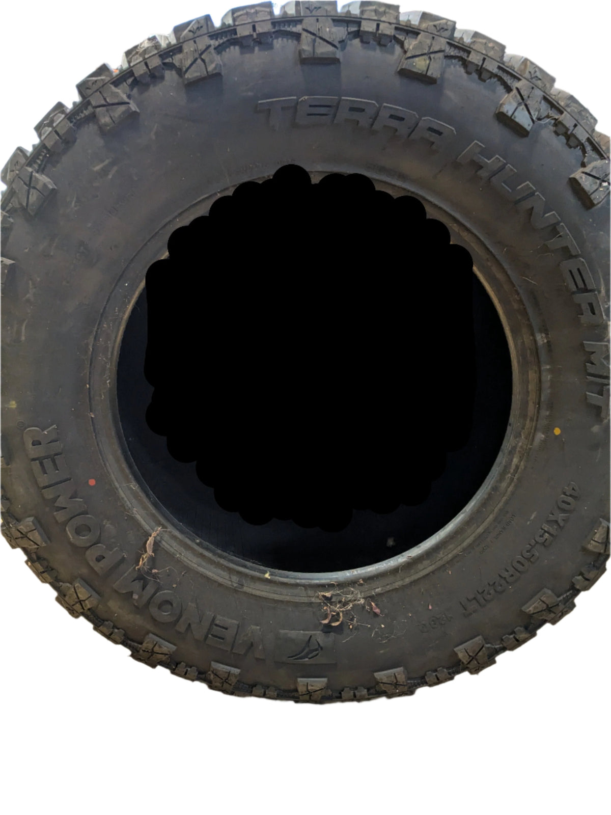 VENOM POWER TERRA HUNTER M/T 40 15.50 22 LT 128Q F (12 PLY) OVERSIZED TIRE TVPMT36
