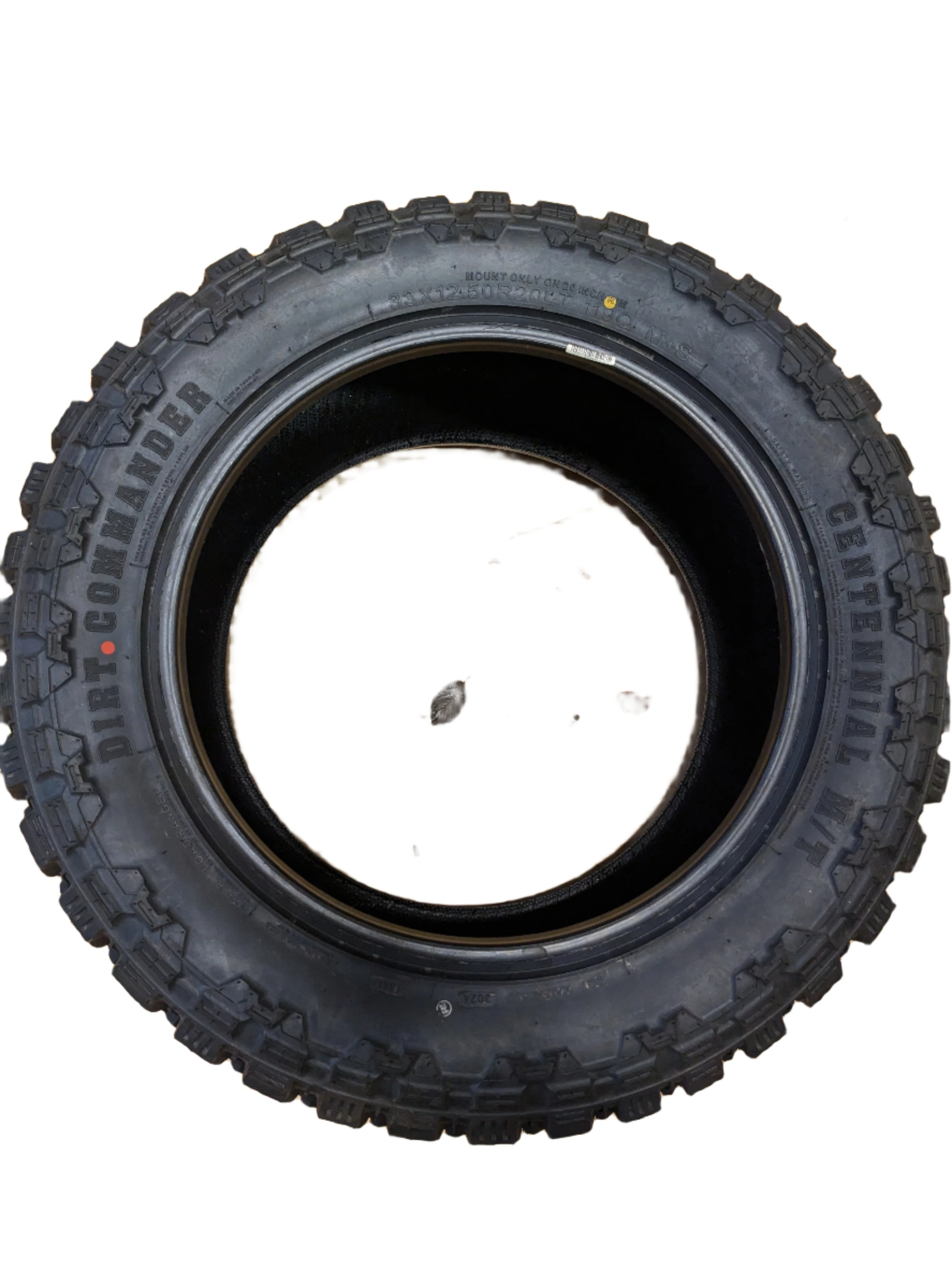 (KSL ONLY) 4 CENTENNIAL DIRT COMMANDER M/T 33 12.50 20 LT 119Q LRF 12 PLY MUD TERRAIN TIRES TCD2033125F