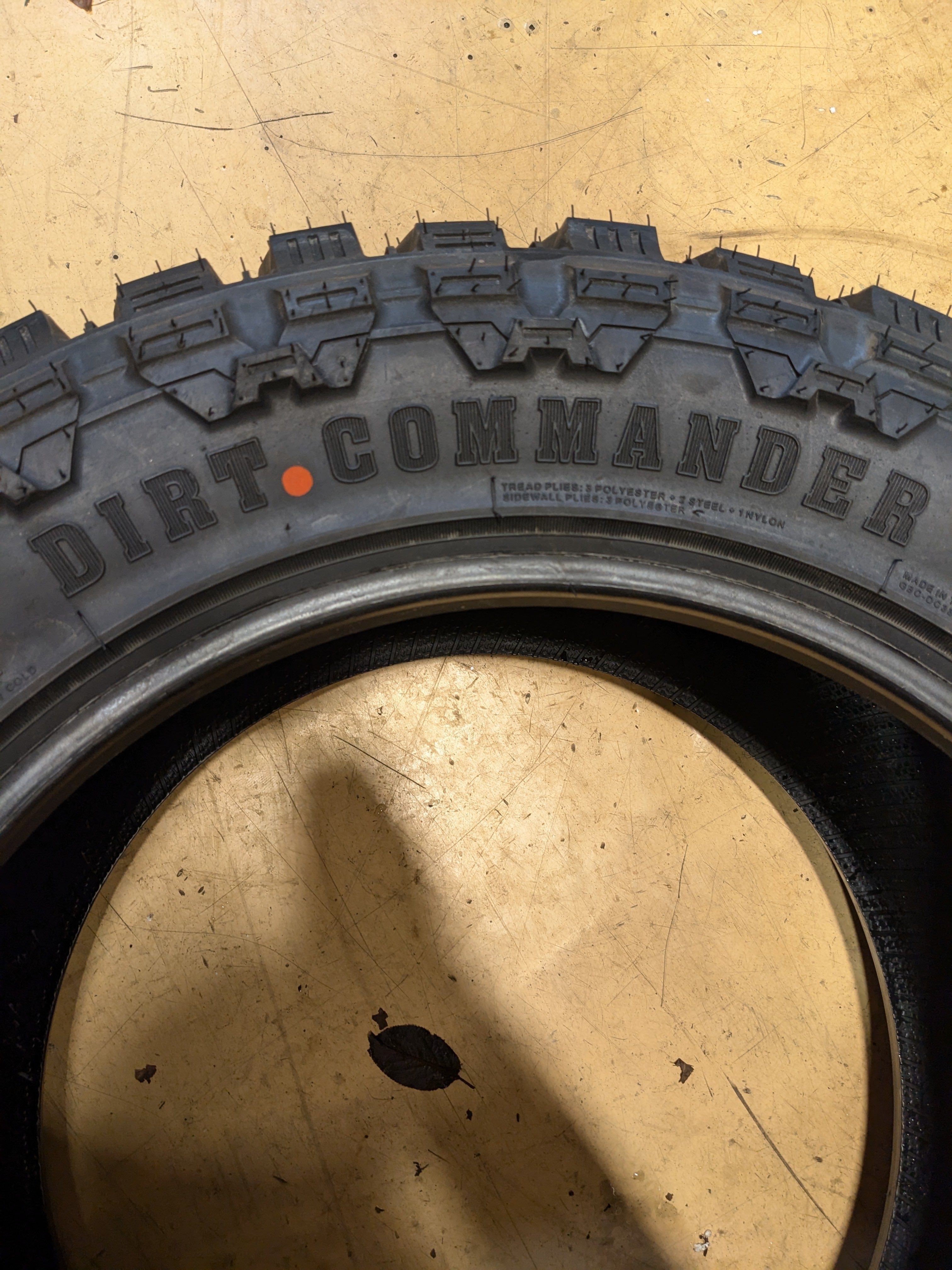 (KSL ONLY) 4 CENTENNIAL DIRT COMMANDER M/T 33 12.50 20 LT 119Q LRF 12 PLY MUD TERRAIN TIRES TCD2033125F