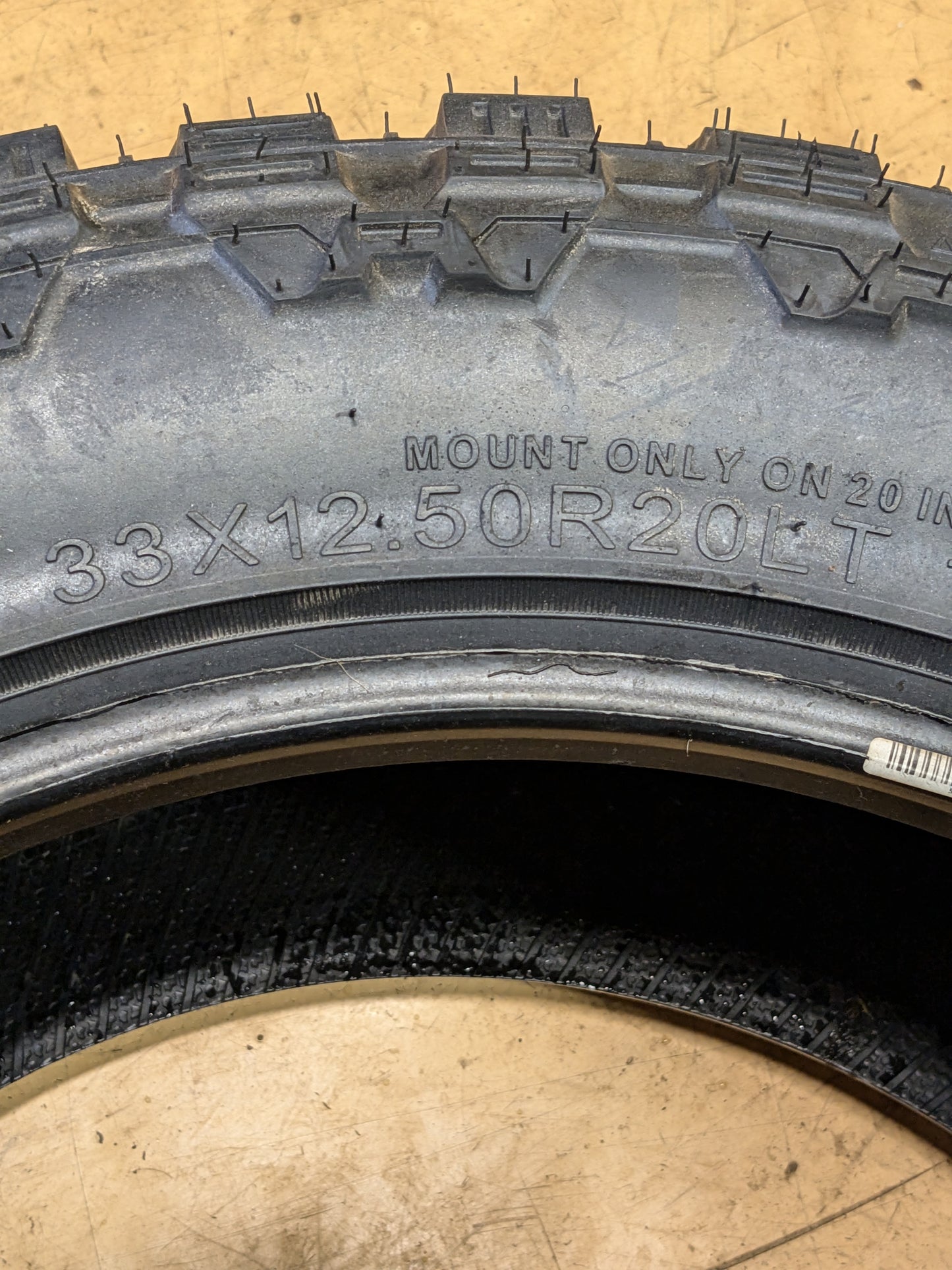 (KSL ONLY) 4 CENTENNIAL DIRT COMMANDER M/T 33 12.50 20 LT 119Q LRF 12 PLY MUD TERRAIN TIRES TCD2033125F