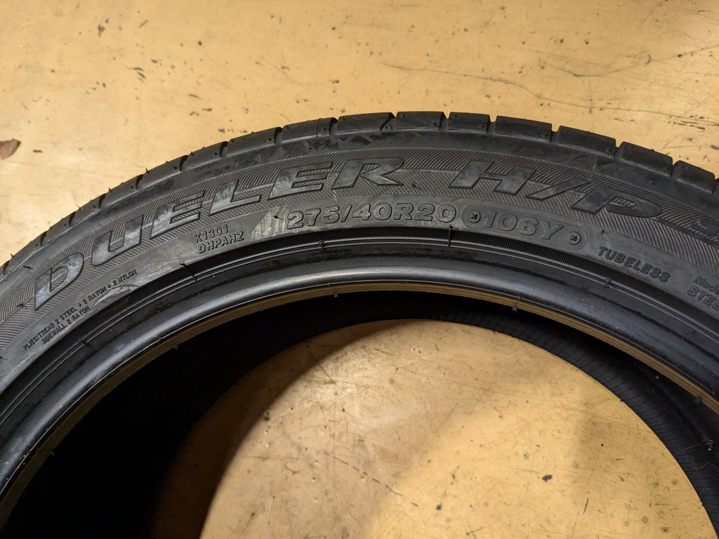 BRIDGESTONE DUELER H/P SPORT BMW RSC RUNFLAT P275/40R20 106Y XL 112991