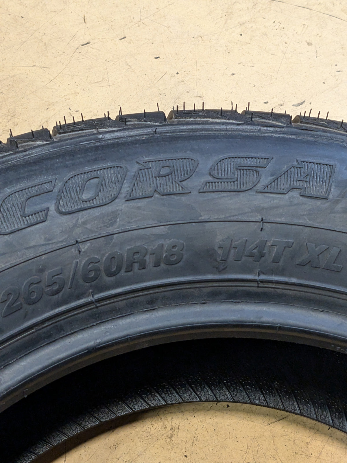 2 USED CORSA HIGHWAY TERRAIN PLUS 265 60 18 114T XL ALL SEASON TIRE COMSID0012