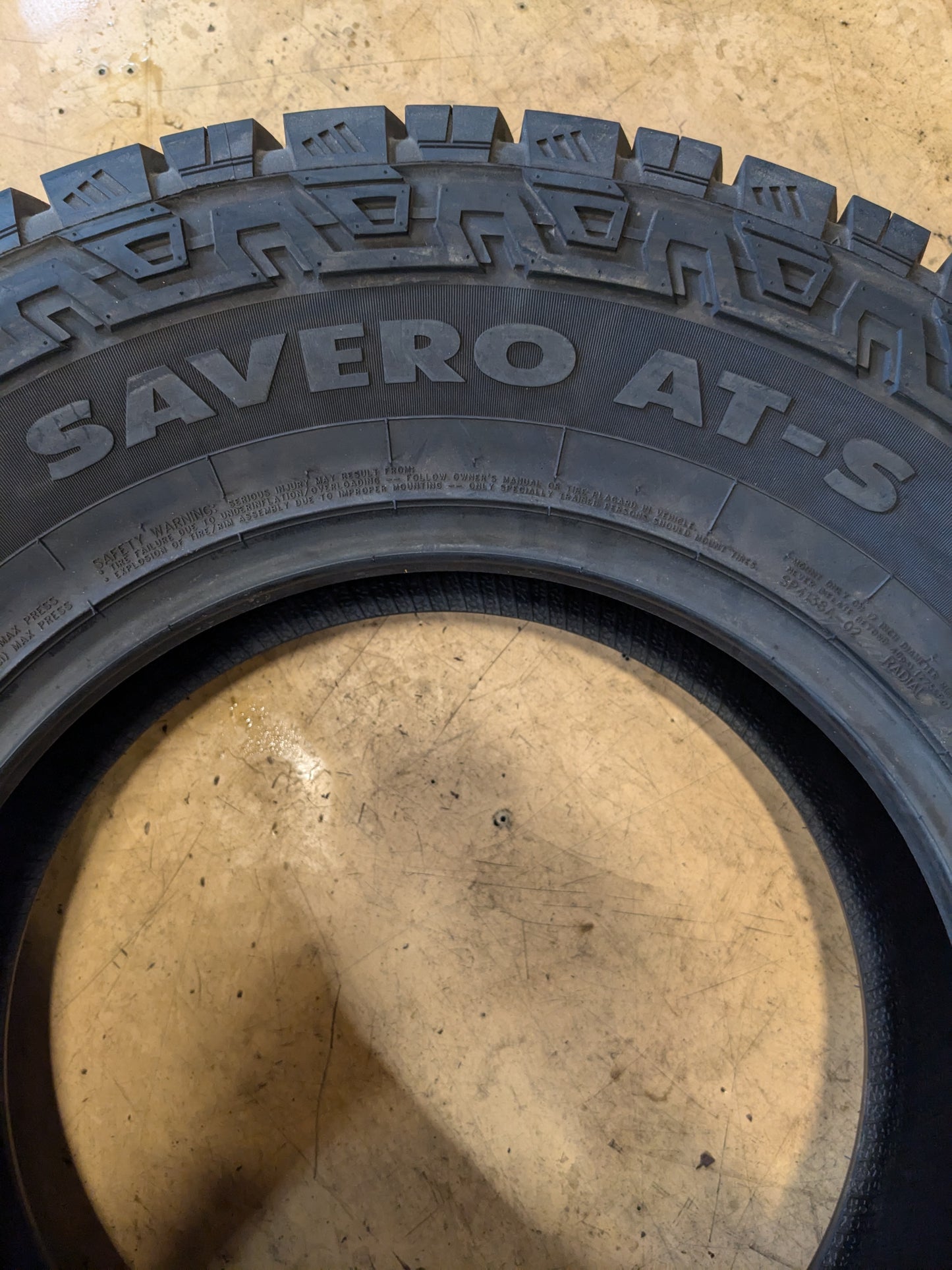 GT RADIAL SAVERO AT-S 265/70R17 LT 121/118S E 10 PLY ALL SEASON ALL TERRAIN TIRE B431