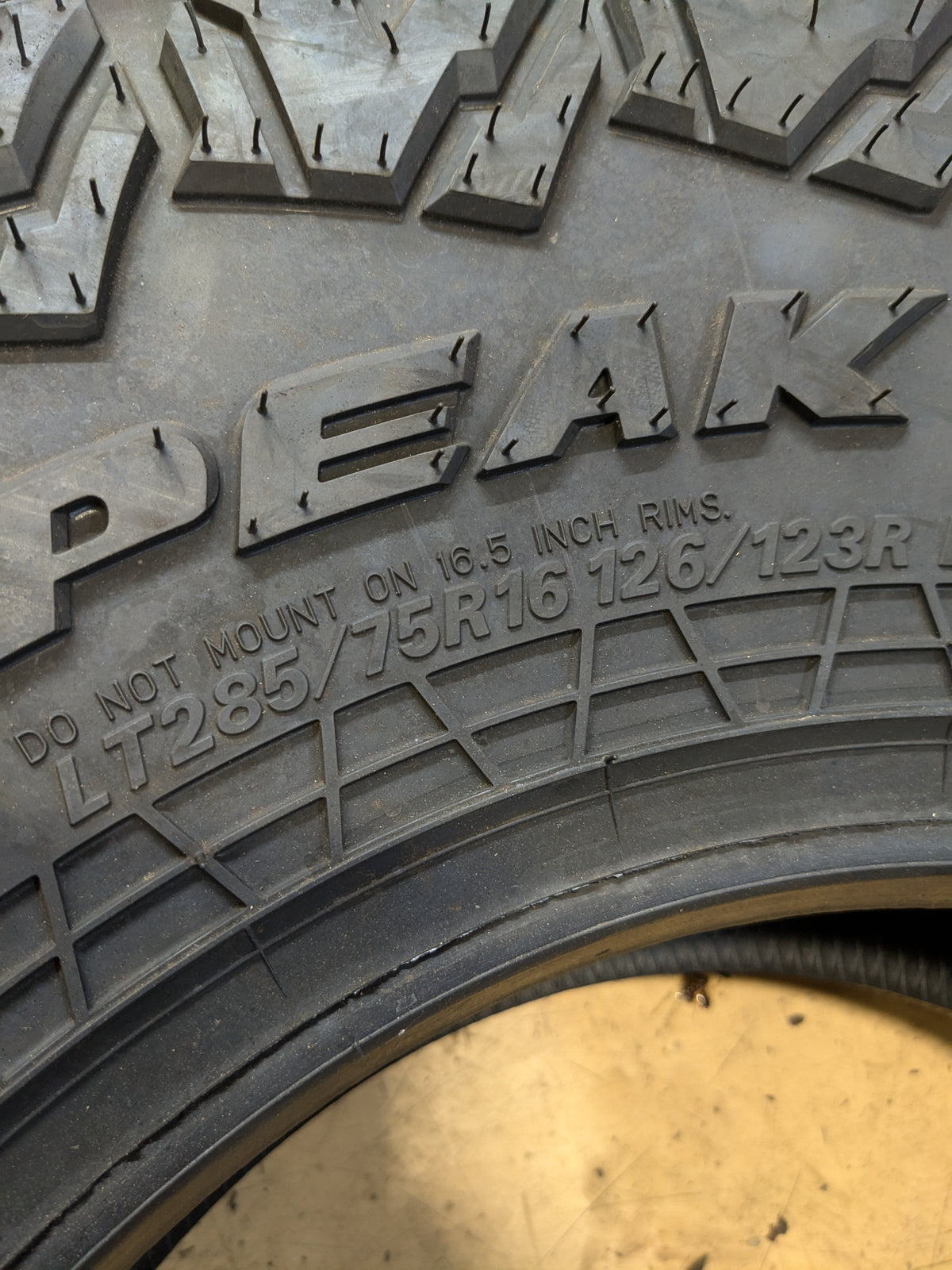 FALKEN WILDPEAK R/T01 HD LT 285 75 16 126/123R LRE ALL TERRAIN TIRE 28757499