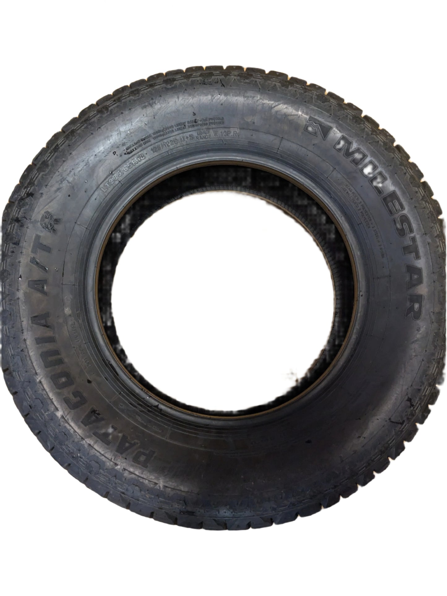 MILESTAR PATAGONIA A/T R LT 285 65 18 125/122S LRE 10 PLY ALL TERRAIN TIRE 22402001