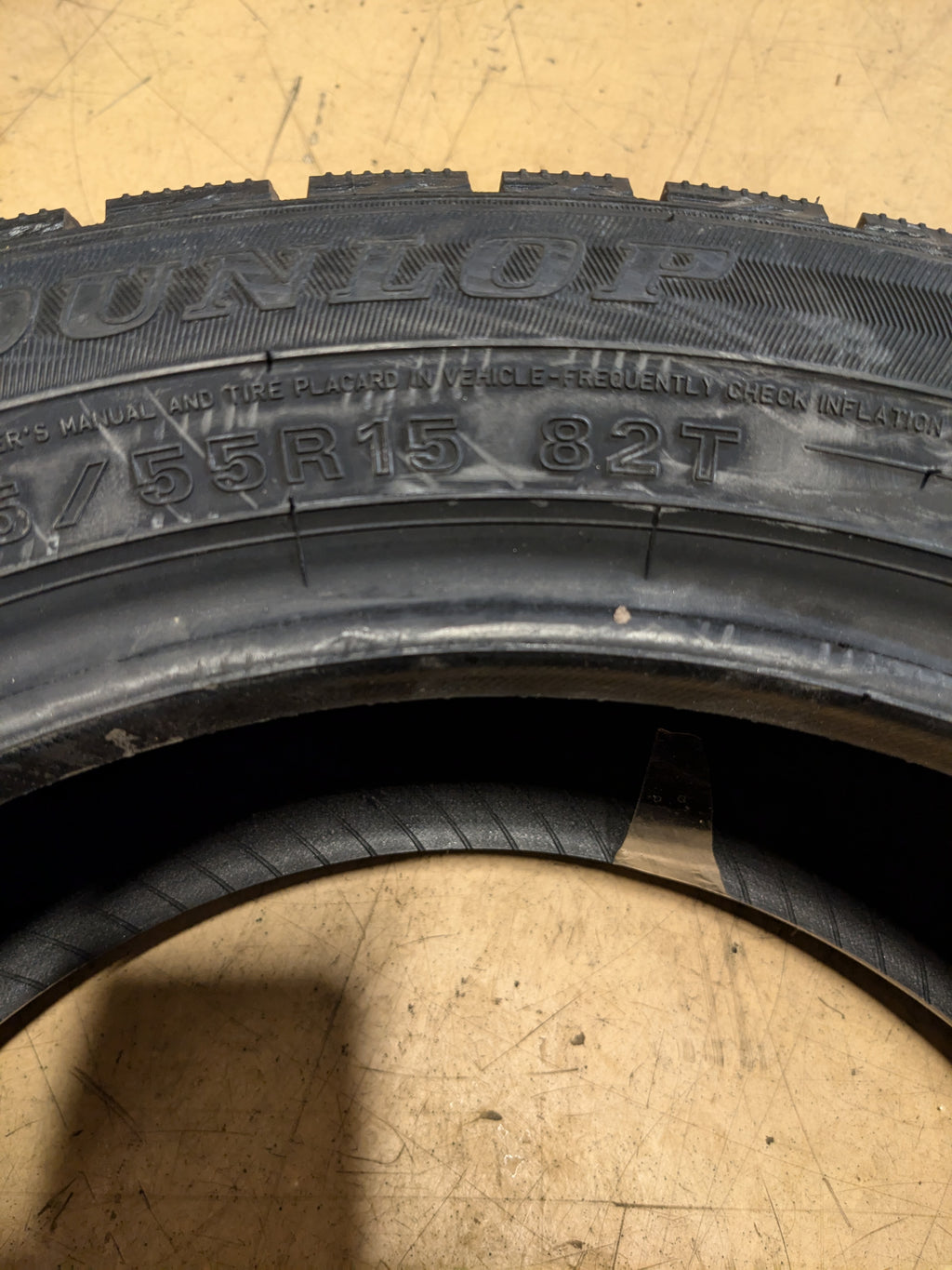 2 DUNLOP WINTERMAXX WM02 P 185 55 15 82T SL SNOW WINTER TIRES 266016613