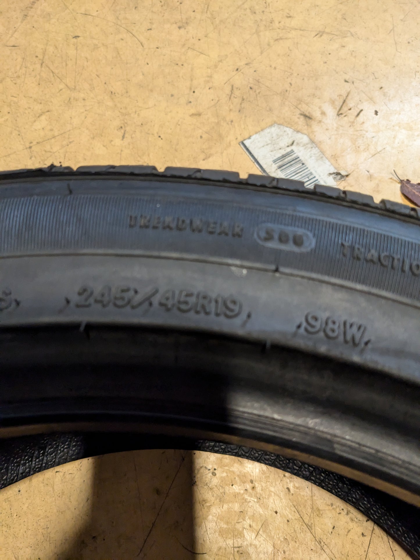 NOS 2 GOODYEAR EAGLE TOURING P 245 45 19 98W SL ALL SEASON TIRE 102015387