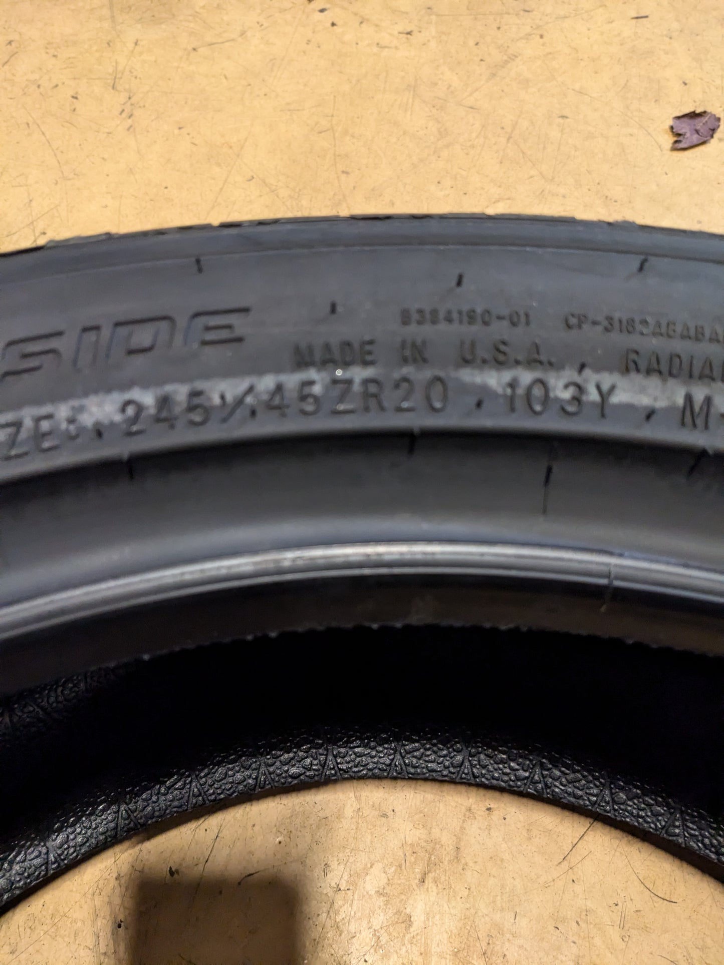 2 COOPER COBRA INSTINCT BSW P 245 45 20 103Y XL ALL SEASON TIRE 160126025