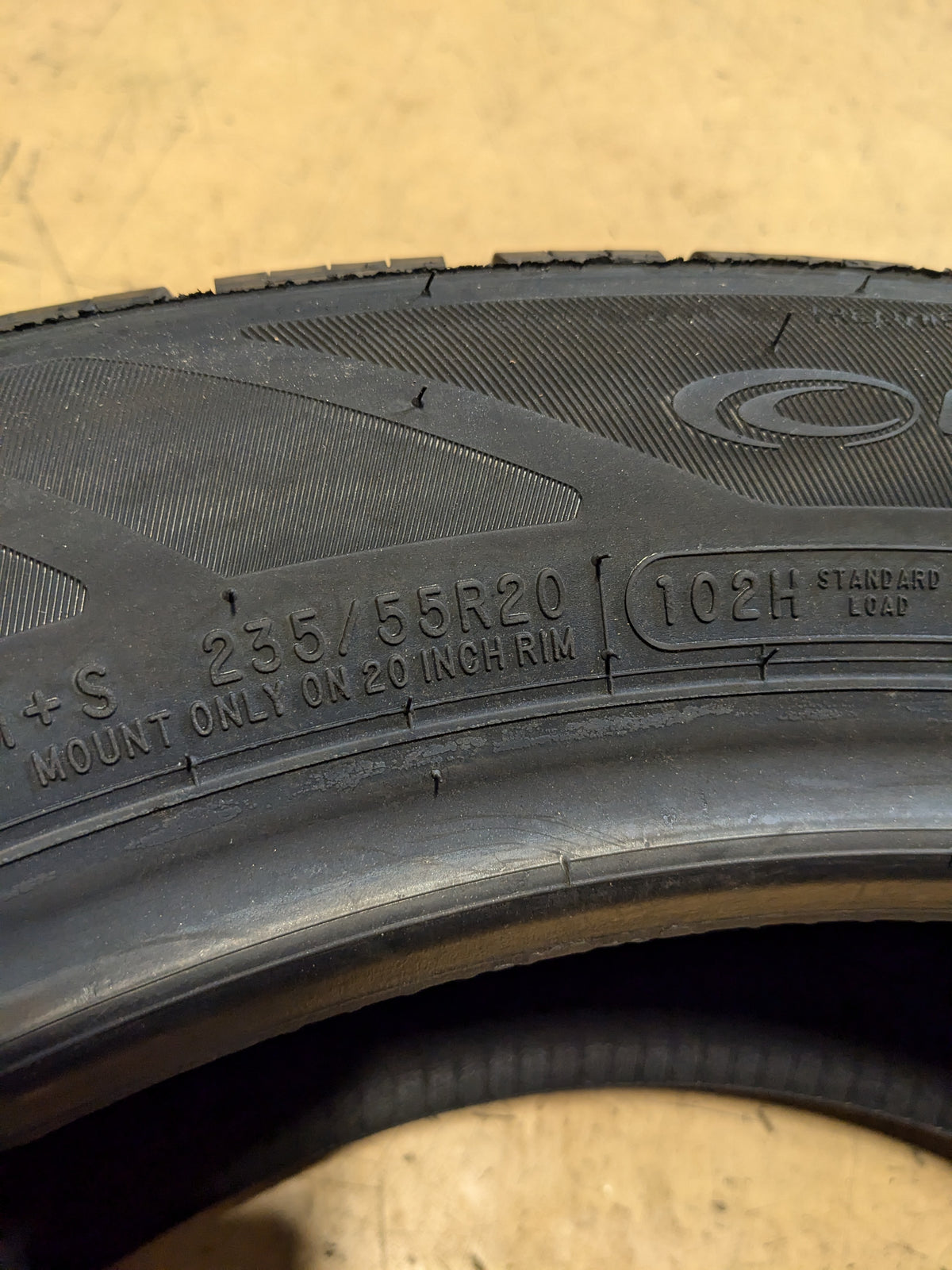 COOPER ENDEAVOR PLUS 235 55 20 102H ALL SEASON TIRE 166262009