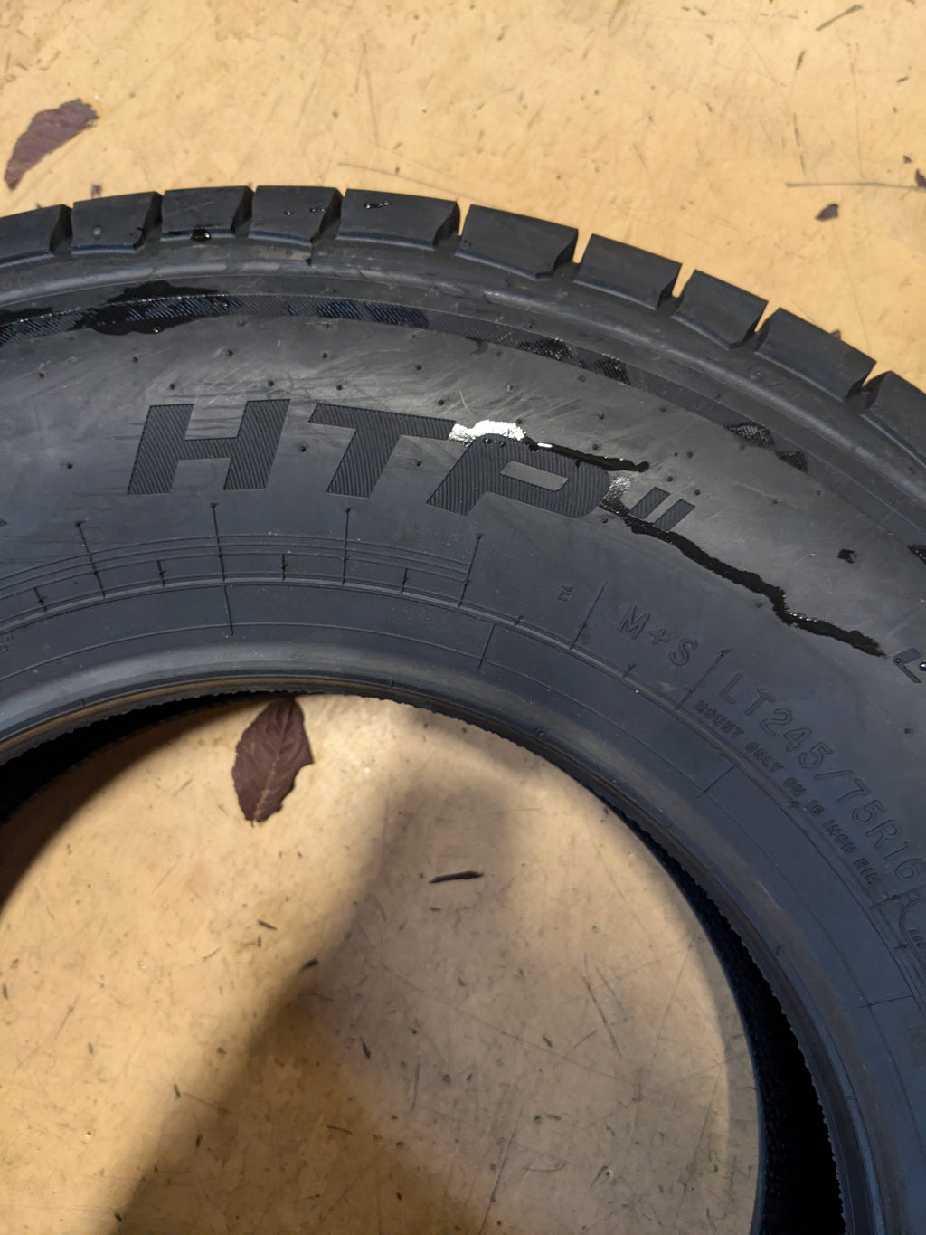 COOPER DISCOVERER HTP II LT 245 75 16 120/116R ALL TERRAIN TIRE 170222009