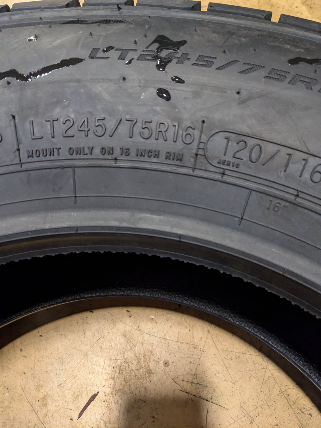 COOPER DISCOVERER HTP II LT 245 75 16 120/116R ALL TERRAIN TIRE 170222009