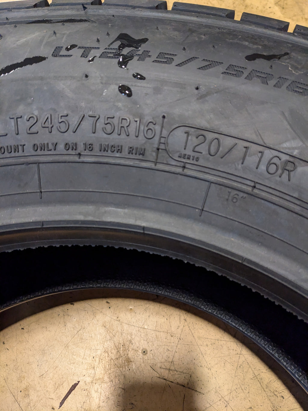 COOPER DISCOVERER HTP II LT 245 75 16 120/116R ALL TERRAIN TIRE 170222009