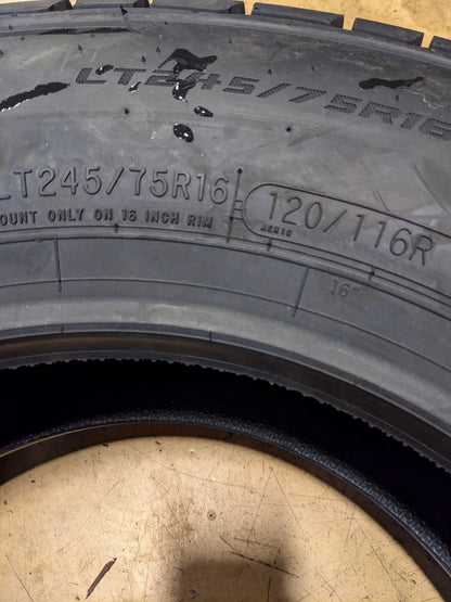COOPER DISCOVERER HTP II LT 245 75 16 120/116R ALL TERRAIN TIRE 170222009