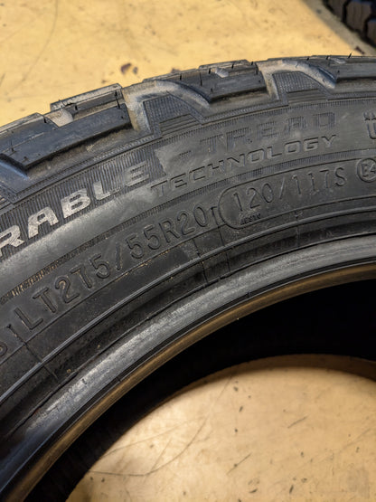2 COOPER DISCOVERER A/T3 XLT  LT 275 55 20 120/117S LRE 10PLY TIRE COP-170022002