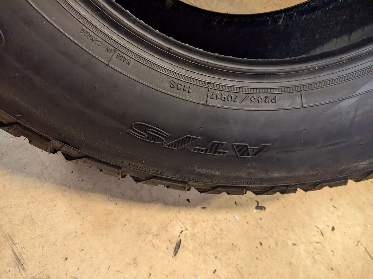 2 GOODYEAR WRANGLER AT/S BSW P 265 70 17 113S SL ALL TERRAIN TIRES 15493040000