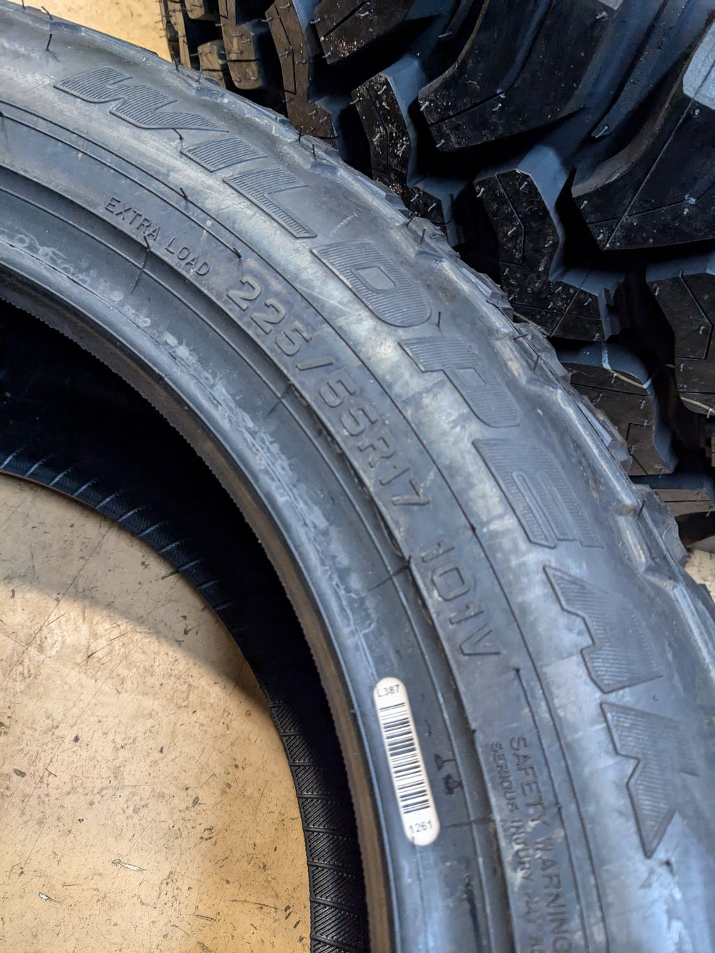 FALKEN WILDPEAK A/T TRAIL P 225 55 17 101V XL ALL TERRAIN TIRE 28712762
