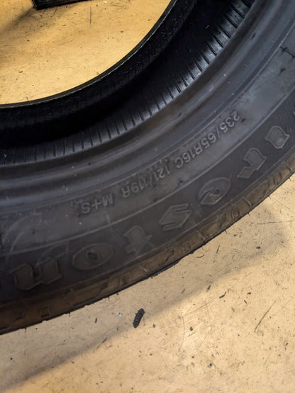 2 FIRESTONE TRANSFORCE CV BSW P 235 65 16 121/119R 10PLY ALL SEASON TIRE 004709