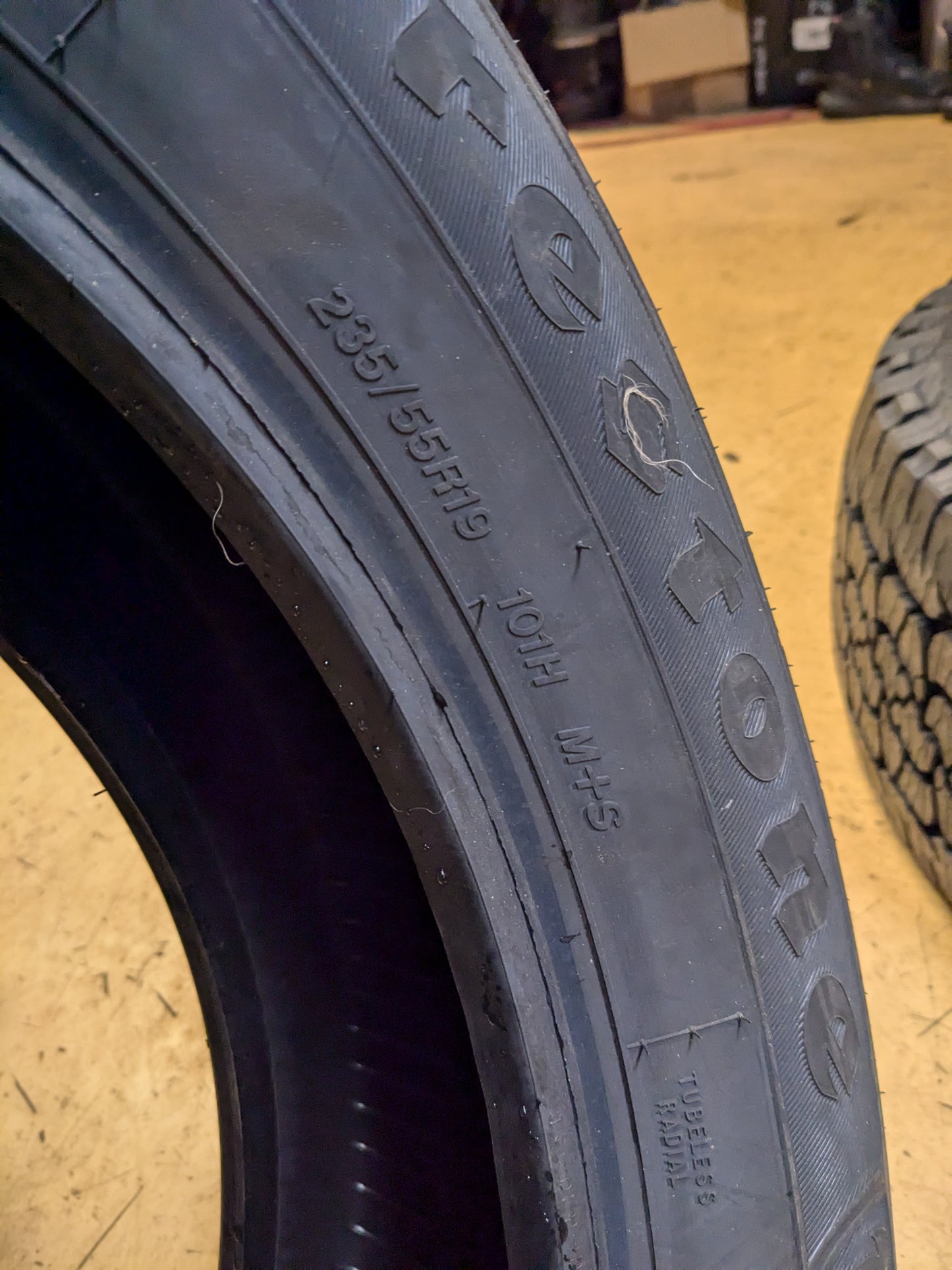 2 FIRESTONE ALL SEASON P 235 55 19 101H SL TIRE 003050