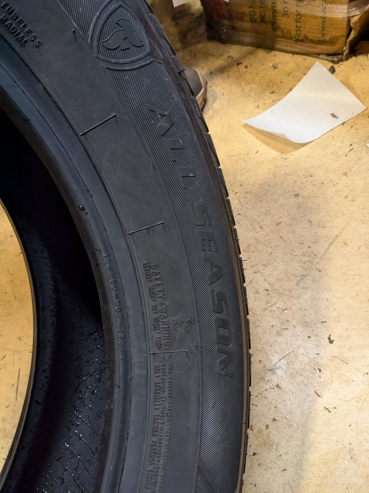 FIRESTONE ALL SEASON P 245 55 19 103S SL TIRE 003080