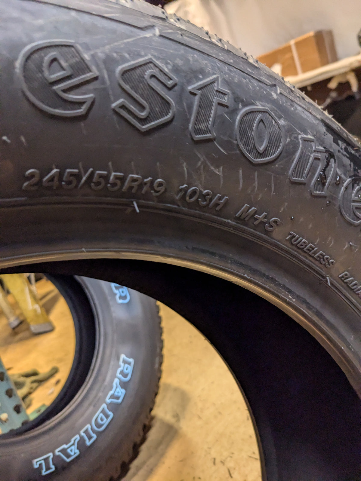 FIRESTONE DESTINATION LE3 BSW P 245 55 19 103H SL ALL SEASON TIRE 005397