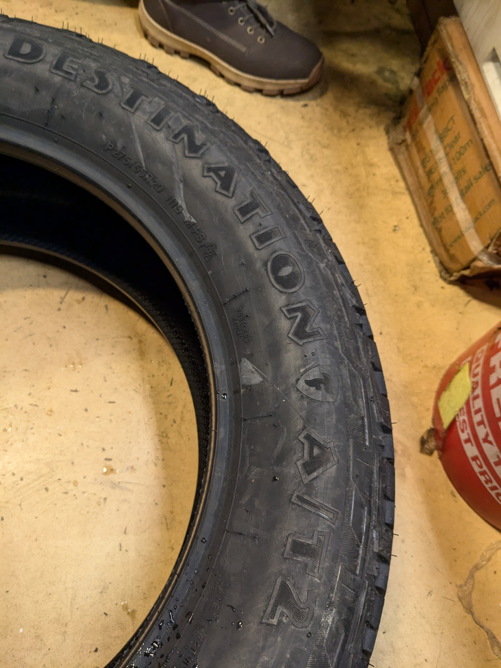 FIRESTONE DESTINATION A/T2 BSW P 275 55 20 111S SL ALL TERRAIN TIRE 014774
