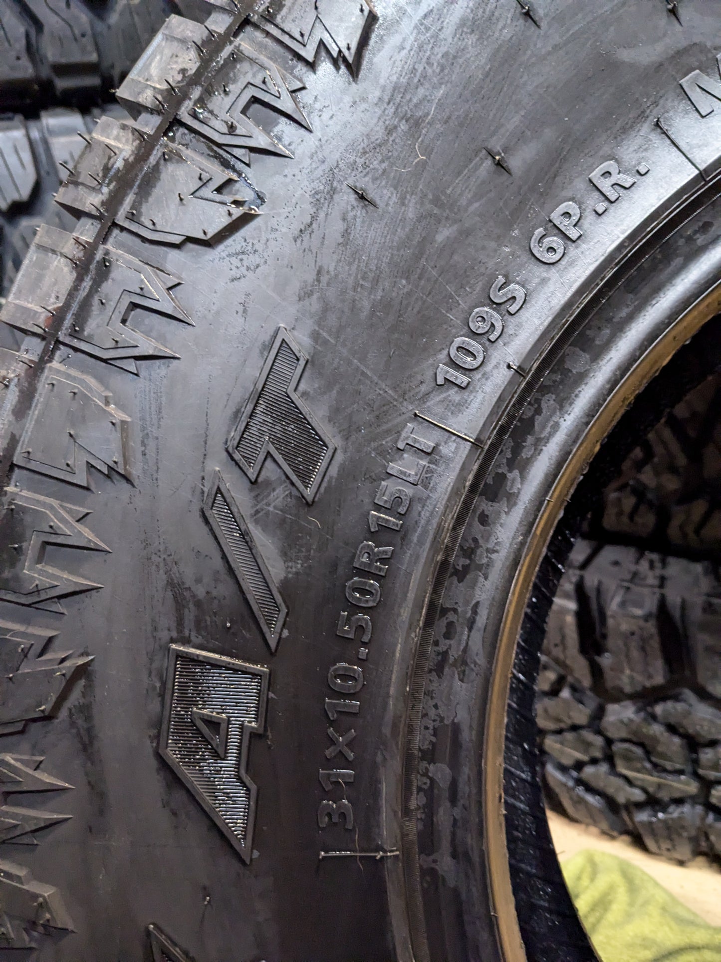2 ARROYO TAMAROCK A/T BSW LT 31 10.5 15 109S LRC 6PLY ALL TERRAIN TIRE ATAT001