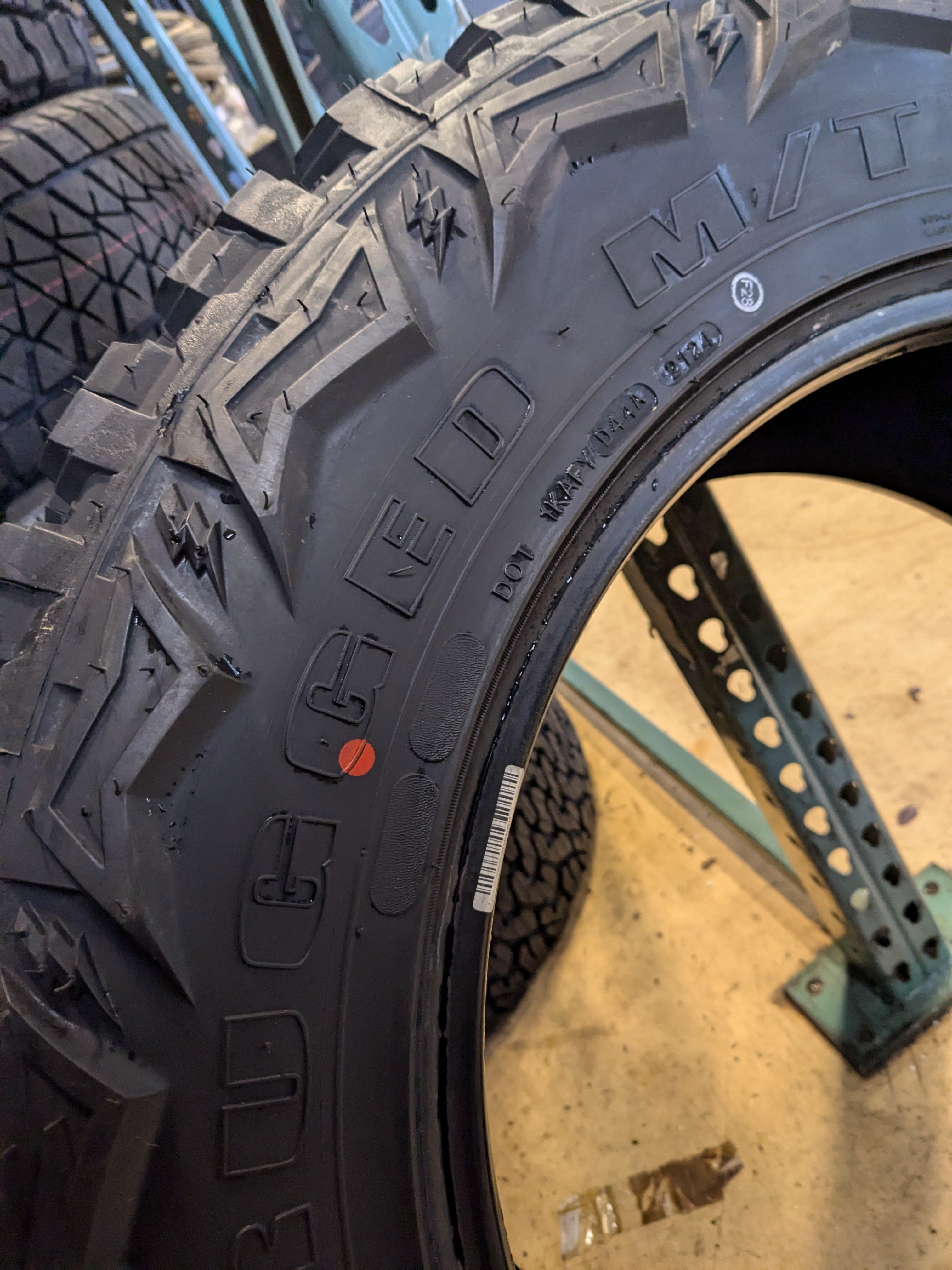 (KSL ONLY) 4 AMERICUS RUGGED M/T BSW LT 35 12.5 20 125Q LRF 12PLY MUD TERRAIN TIRES AMD2503