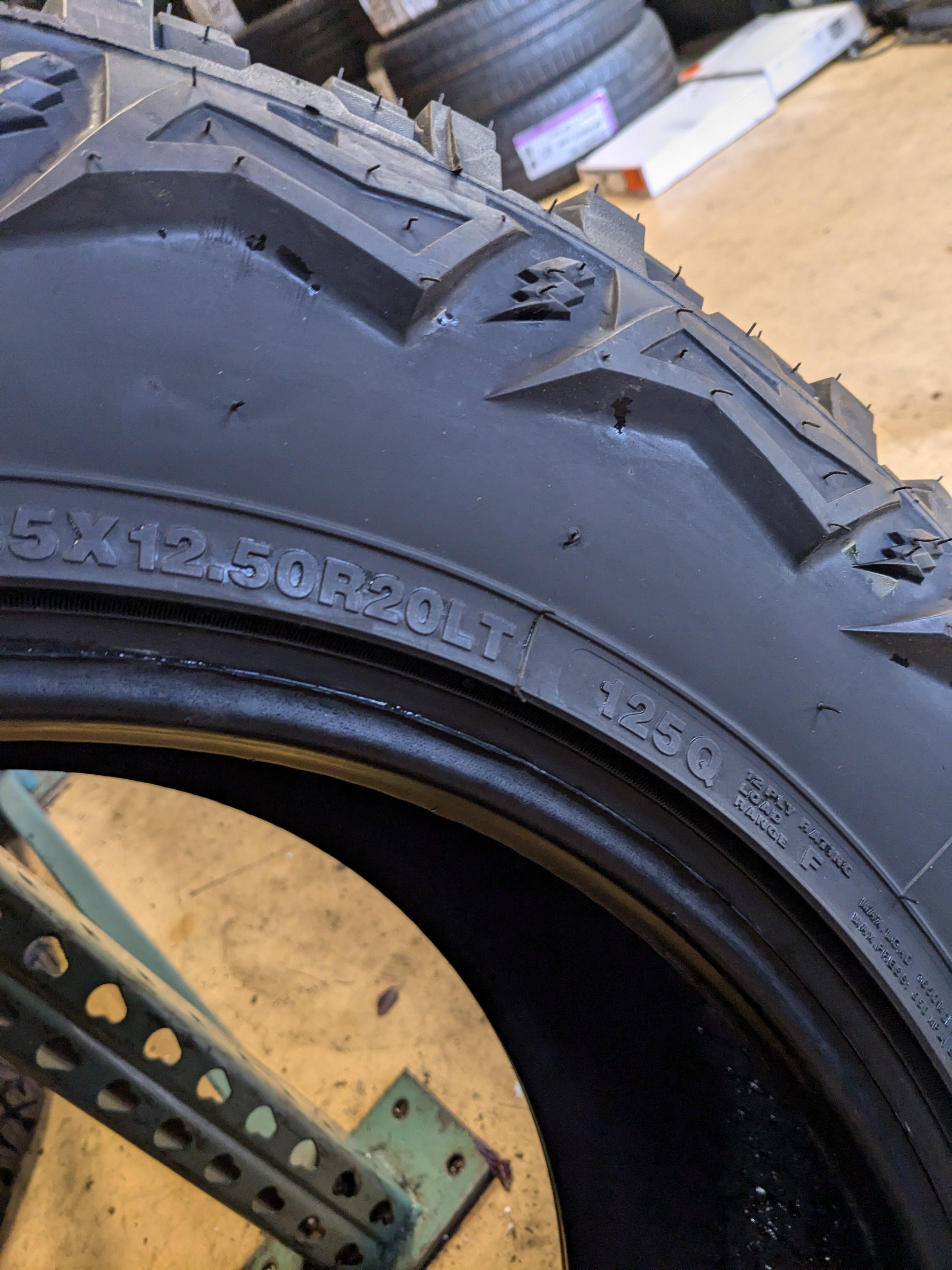 (KSL ONLY) 4 AMERICUS RUGGED M/T BSW LT 35 12.5 20 125Q LRF 12PLY MUD TERRAIN TIRES AMD2503