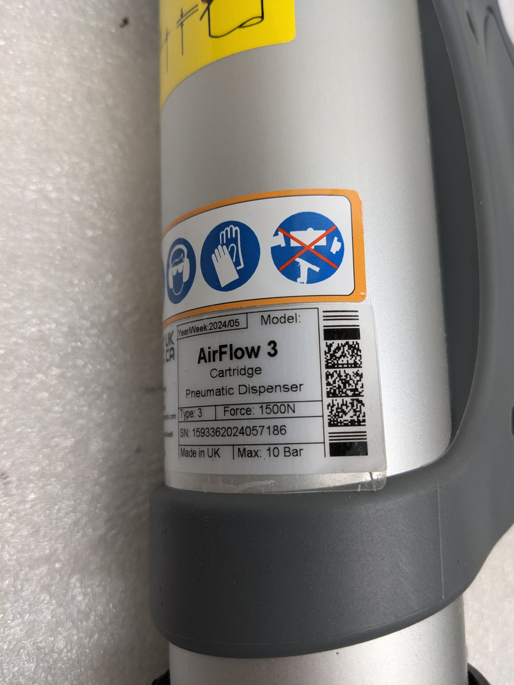 COX AIRFLOW 3 CARTRIDGE 10OZ PNEUMATIC DISPENSER 159336