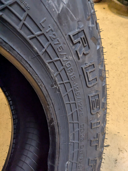 FALKEN RUBITREK A/T BSW LT 275 70 18 125/122S LRE 10PLY ALL TERRAIN TIRE 28070381