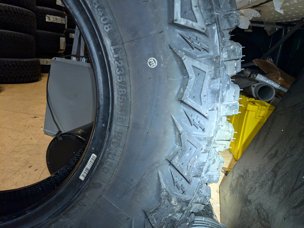 THUNDERER TRAC GRIP M/T R408 BSW LT 235 85 16 120/116Q 10PLY MUD TIRE TG8536E