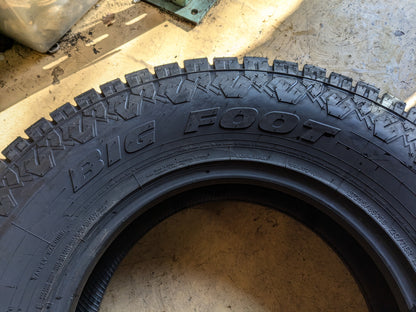 2 BIG O BIG FOOT A/T II BSW LT 235 85 16 120 116R TIRE LRE 10PLY 32117