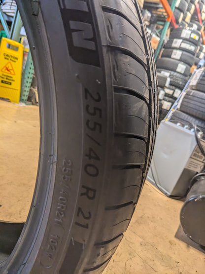 2 MICHELIN PRIMACY TOUR A/S (GEO) BSW P 255 40 21 102W XL TIRE 27009