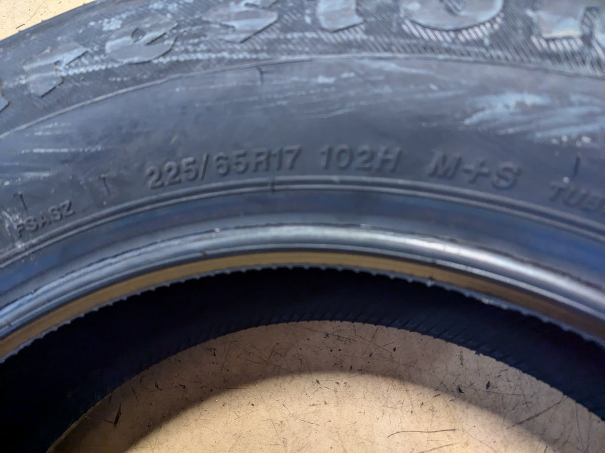 2 FIRESTONE ALL SEASON BSW P 225 65 17 102H SL ALL SEASON TIRE 013343