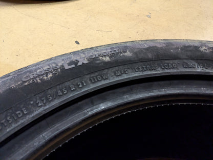 CONTINENTAL CROSS CONTACT LX SPORT BSW P 275 45 21 110W XL TIRE 03139180000
