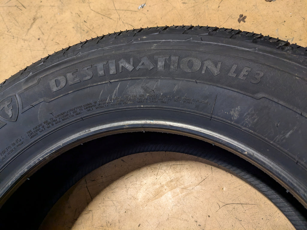 2 FIRESTONE DESTINATION LE3 BSW P 225 65 17 102H ALL SEASON TIRE 005359
