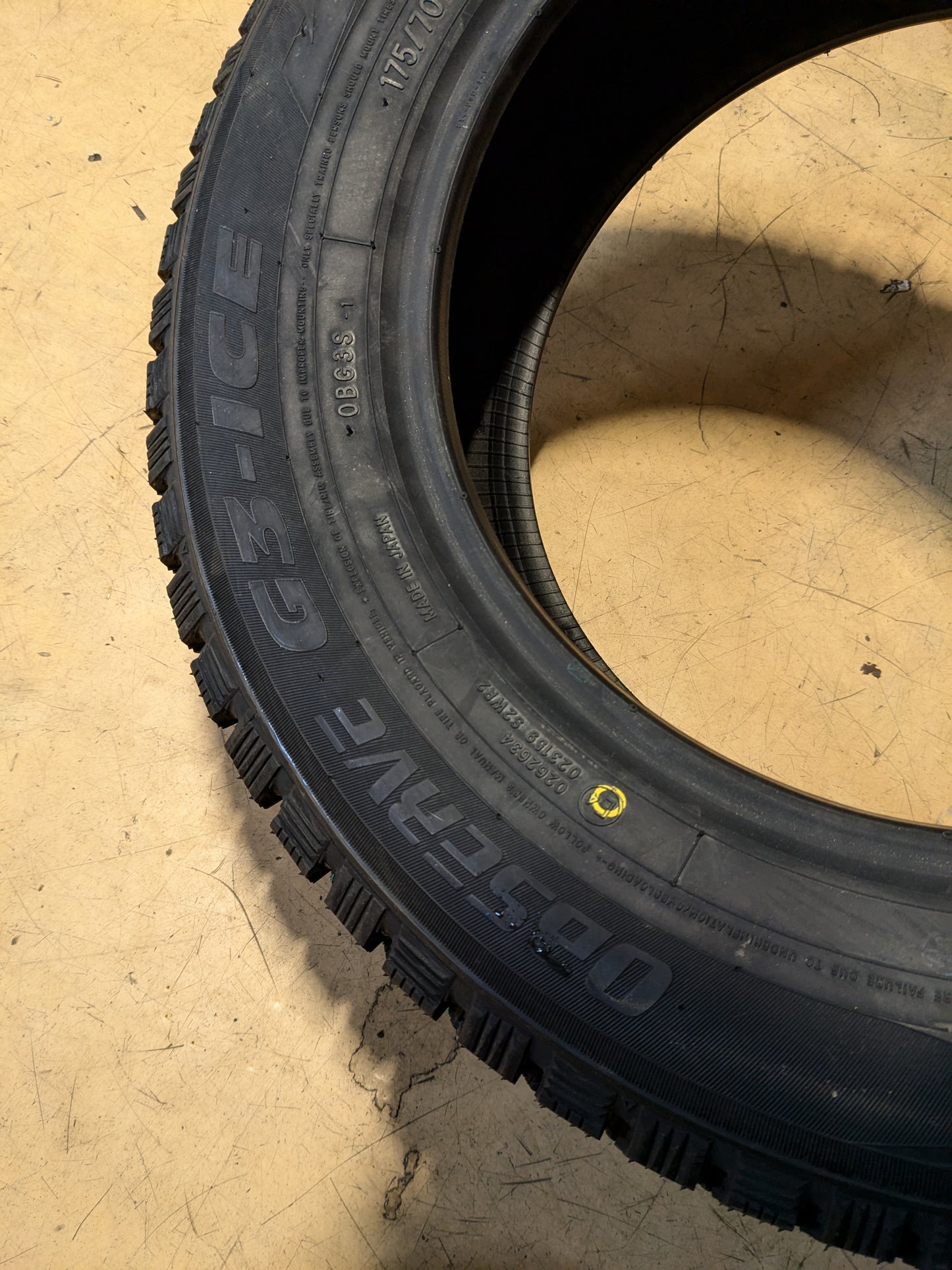 TOYO OBSERVE G3 ICE BSW P 175 70 14 84T WINTER TIRE 138030
