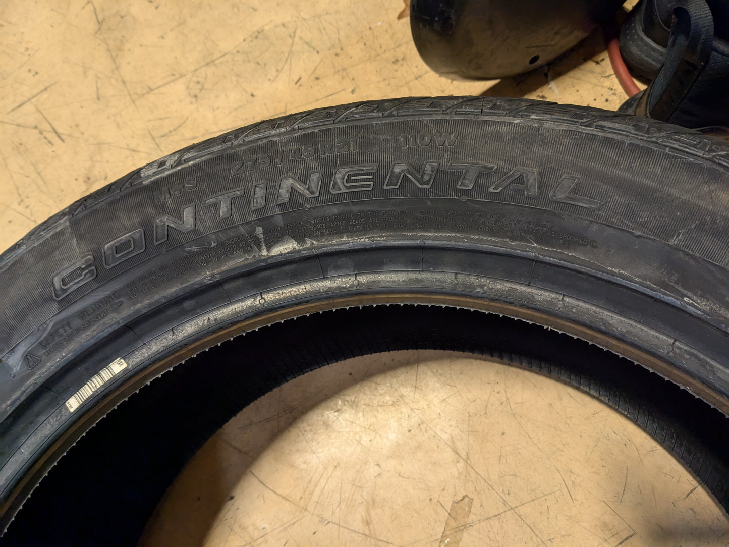 CONTINENTAL CROSSCONTACT LX SPORT BSW P 275 45 21 110W XL TIRE 3139180000