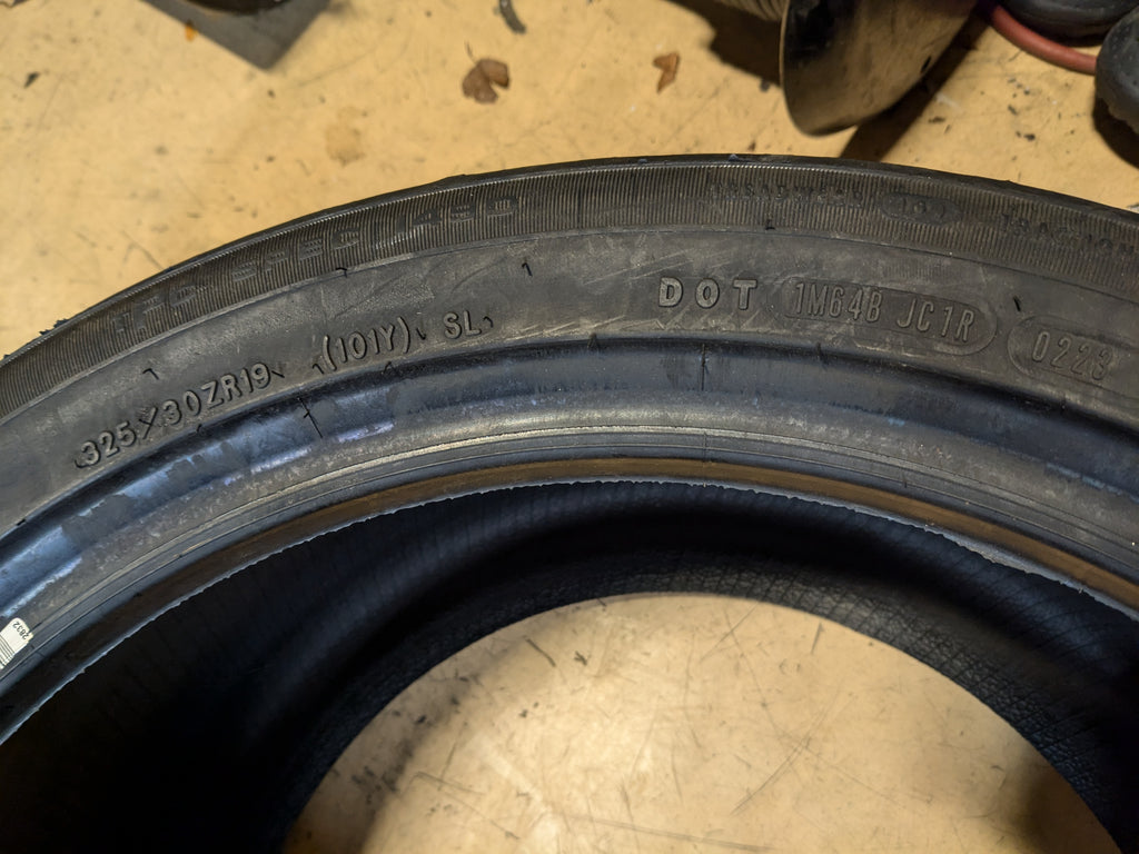 GOODYEAR EAGLE F1 SUPERCAR 3R BSW P 325 30 19 101Y SL UHP TIRE 797002538