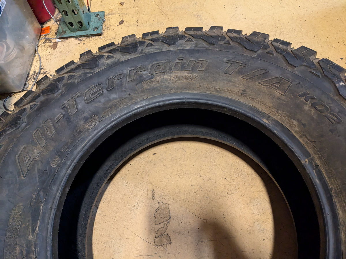 BFGOODRICH ALL TERRAIN TA K02 BSW LT 295 70 18 129/126R E ALL SEASON TIRE 26792