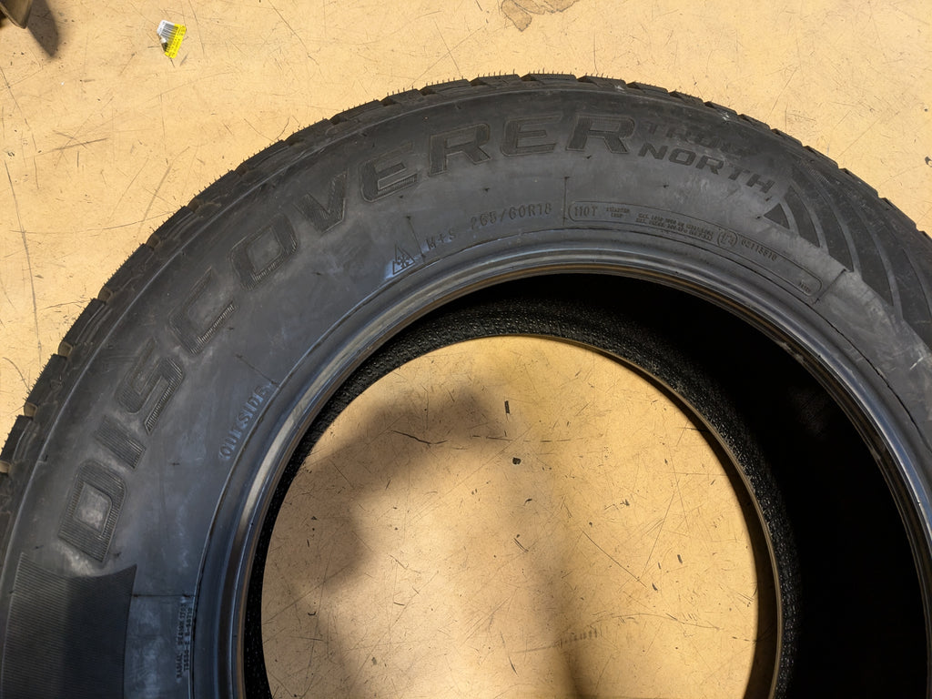 4 COOPER DISCOVERER TRUE NORTH P 265 60 18 110T SL SNOW TIRES 166212004