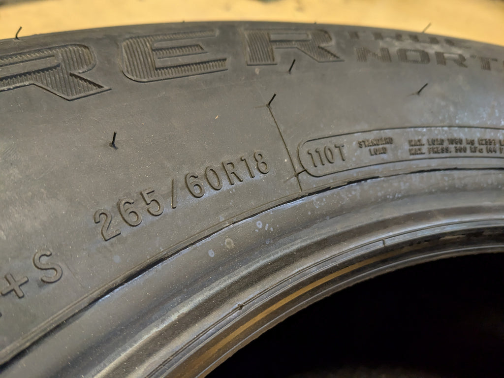 4 COOPER DISCOVERER TRUE NORTH P 265 60 18 110T SL SNOW TIRES 166212004