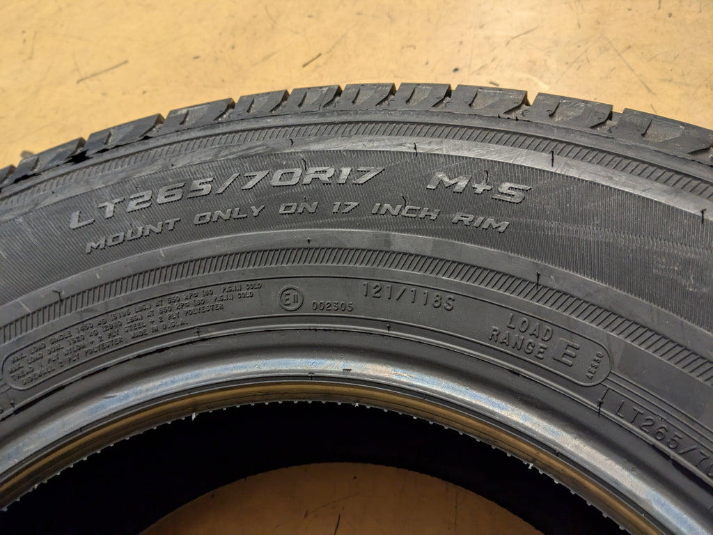 2 COOPER DISCOVERER HT3 BSW LT 265 70 17 121/118S 10PLY ALL SEASON TIRE 170190003