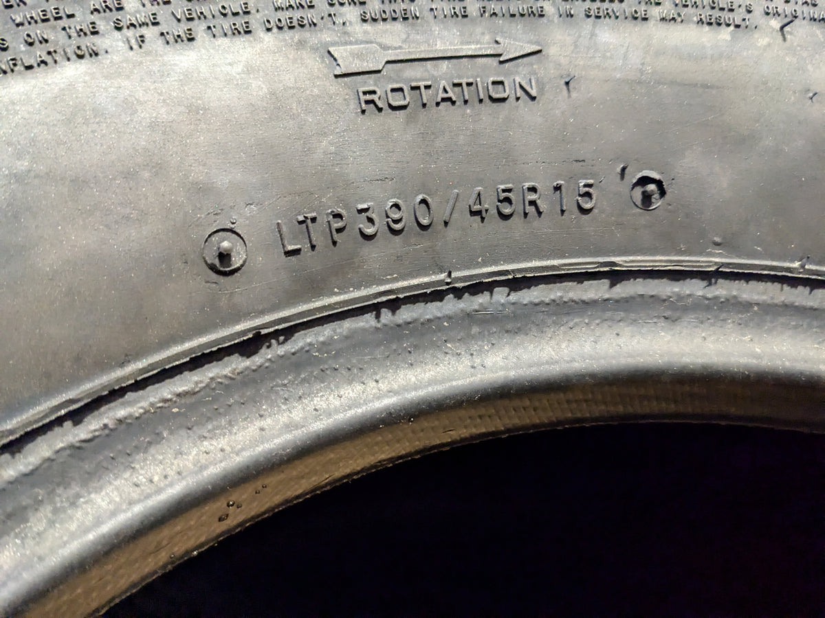 M&H RACEMASTER BSW N/A 390/45R15 DRAG RACE TIRE ROD07
