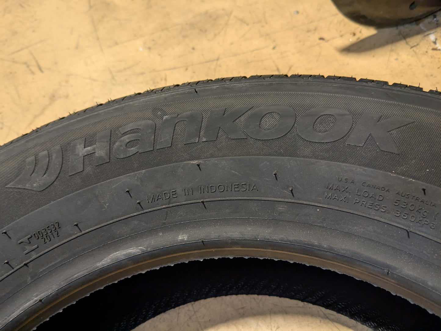 HANKOOK KINERGY ST (H735) BSW P 185 65 14 86T SL ALL SEASON TIRE 1021905