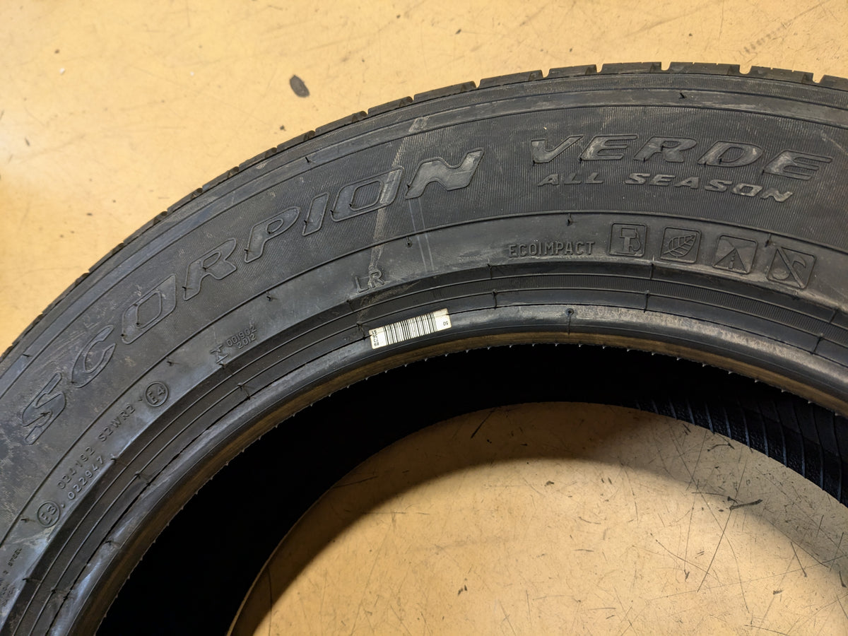 2 PIRELLI SCORPION VERDE ALL SEASON BSW P 235 65 19 109V XL TIRE 2119400
