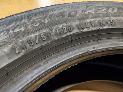 2 PIRELLI SCORPION AS PLUS 3 P 245 50 20 102V SL 3920000 TIRE
