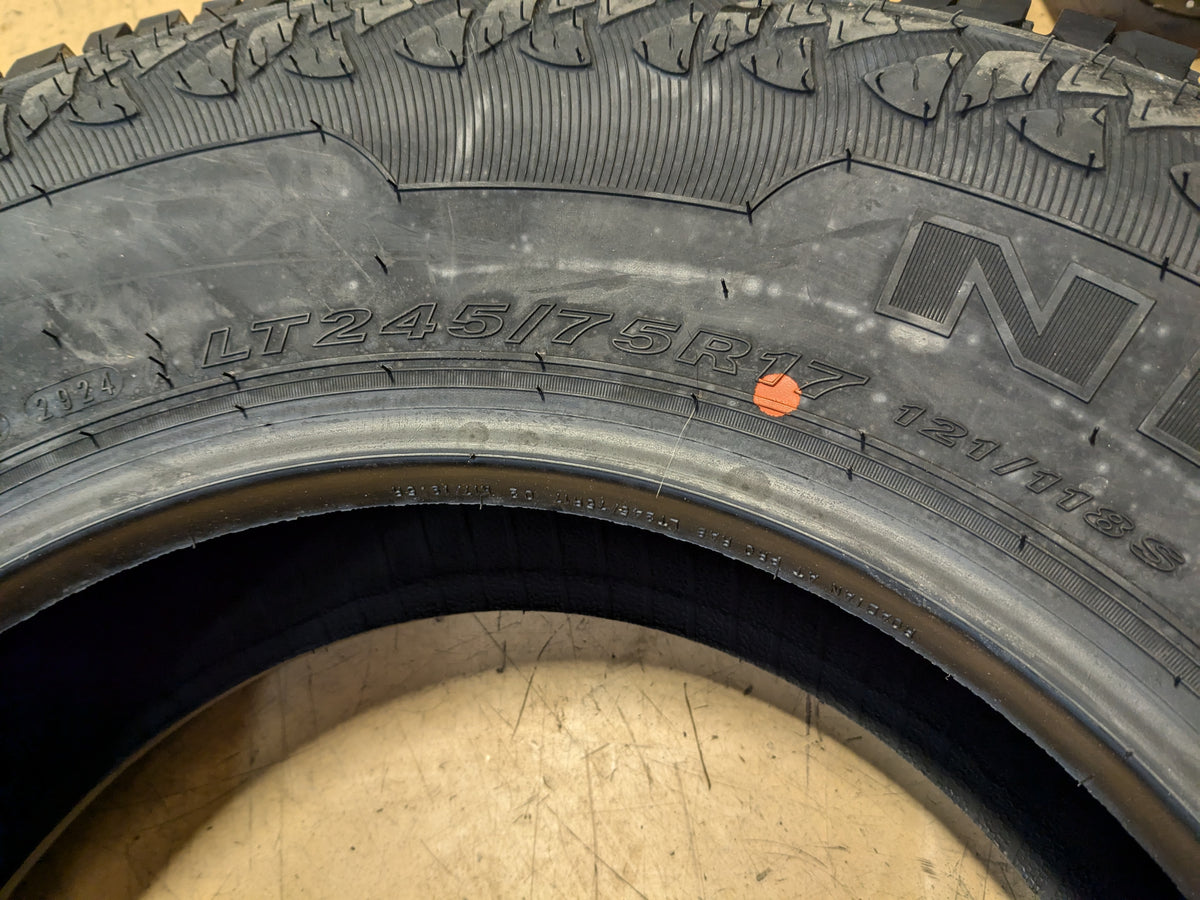 2 NEXEN ROADIAN AT PRO RA8 LT 245 75 17 121/118S LRE 10PLY TIRE 12746NXK